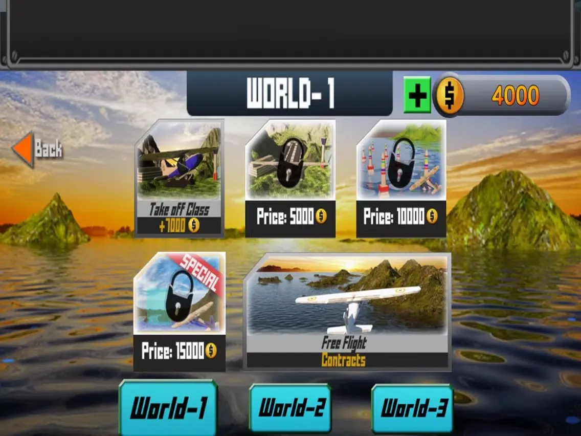 ภาพหน้าจอของ Airplane Pilot Flight Sim iPad 