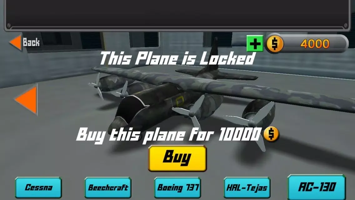 ภาพหน้าจอของ Airplane Pilot Flight Sim