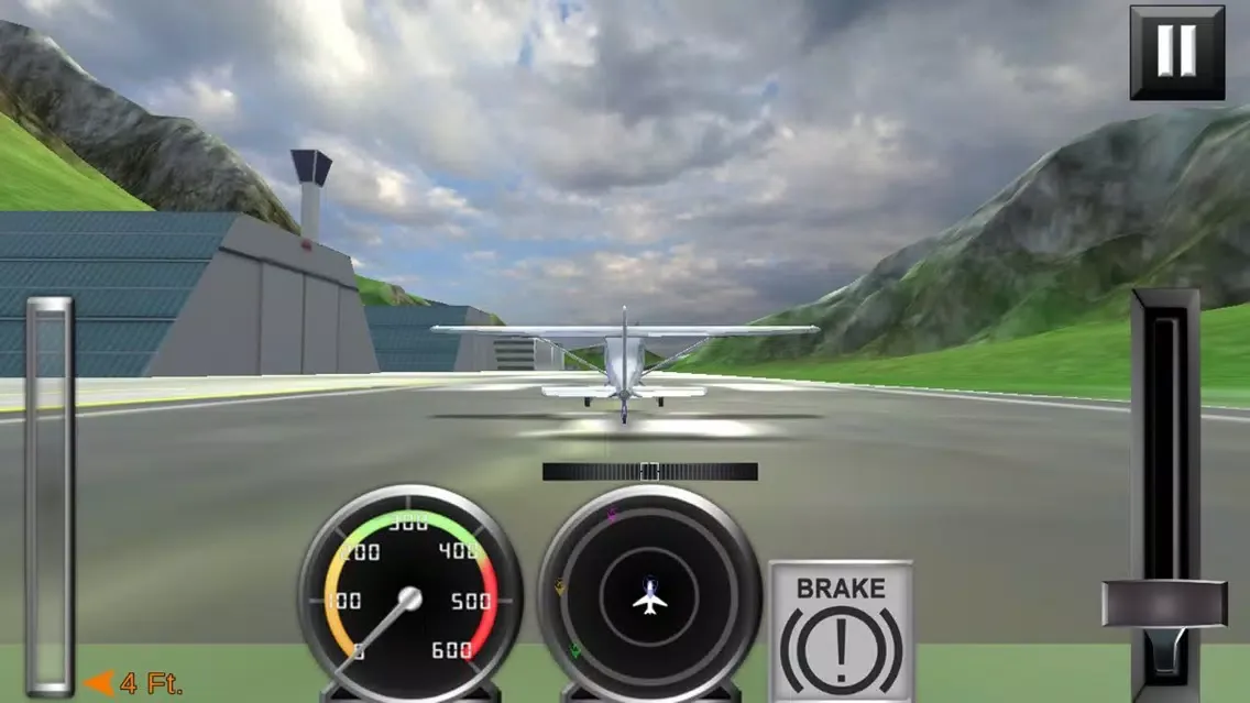 ภาพหน้าจอของ Airplane Pilot Flight Sim
