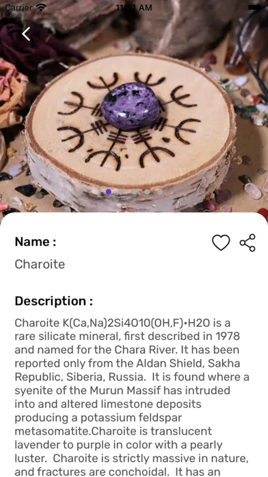 Zrzuty ekranu Rock Finder - Stone ID