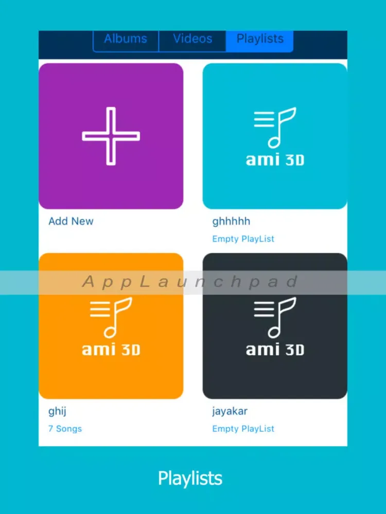Скриншоты AMI3DVideoPlayer iPad 