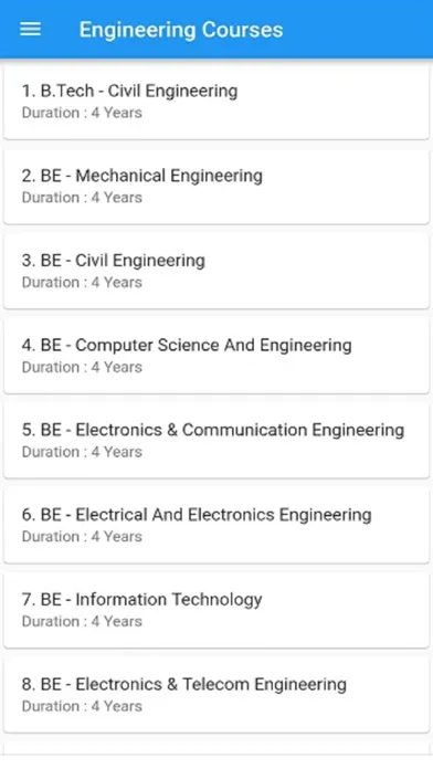 Capturas de tela do Career Guidance by UESI