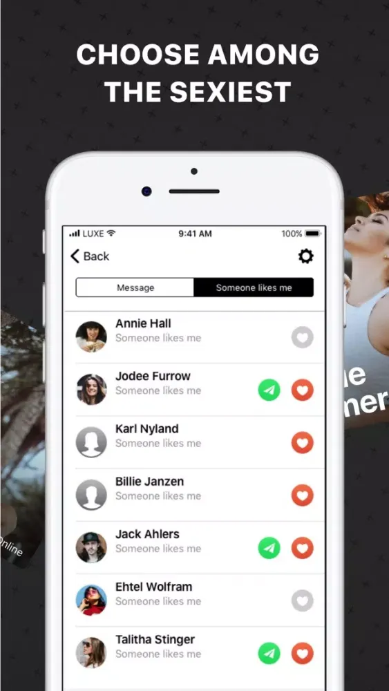 Ảnh chụp màn hình của LoneliLess - app for meetups