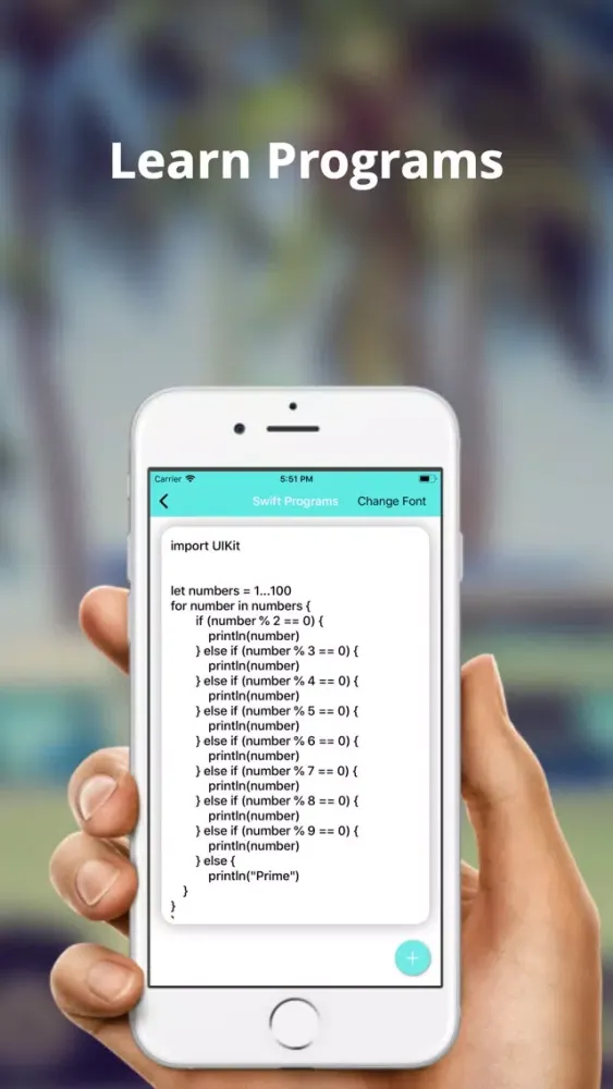 Tangkapan layar Learn Programs with Basics