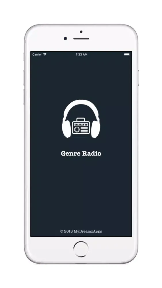 Tangkapan skrin Genre Radio
