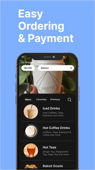 Zrzuty ekranu Amity Coffee