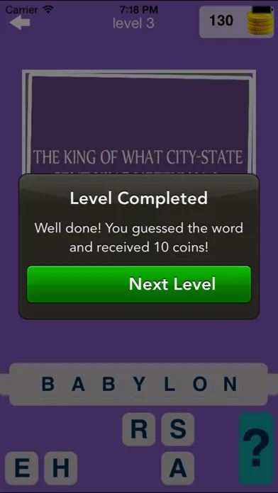 Zrzuty ekranu Bible Trivia Quiz : Christian Holy Bible Quiz Game