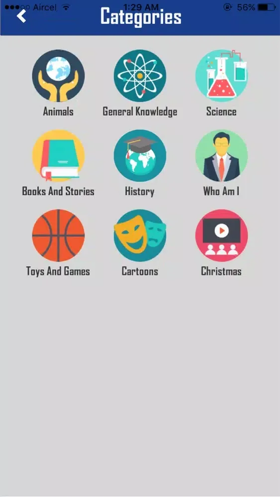 Captures d'écran de Kids Trivia Fun Learning