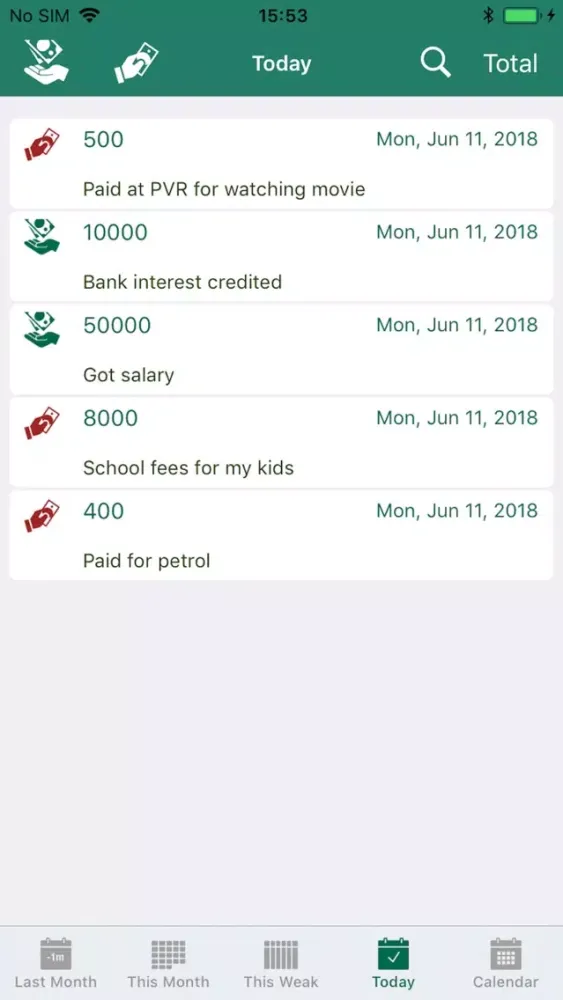 صور Debit Credit Tracker