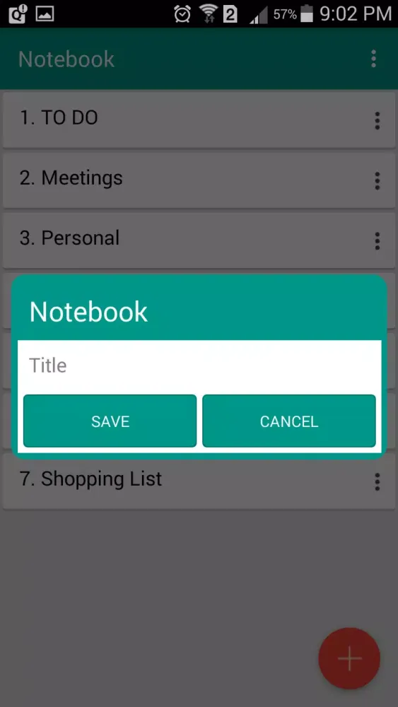 Notebook Screenshots