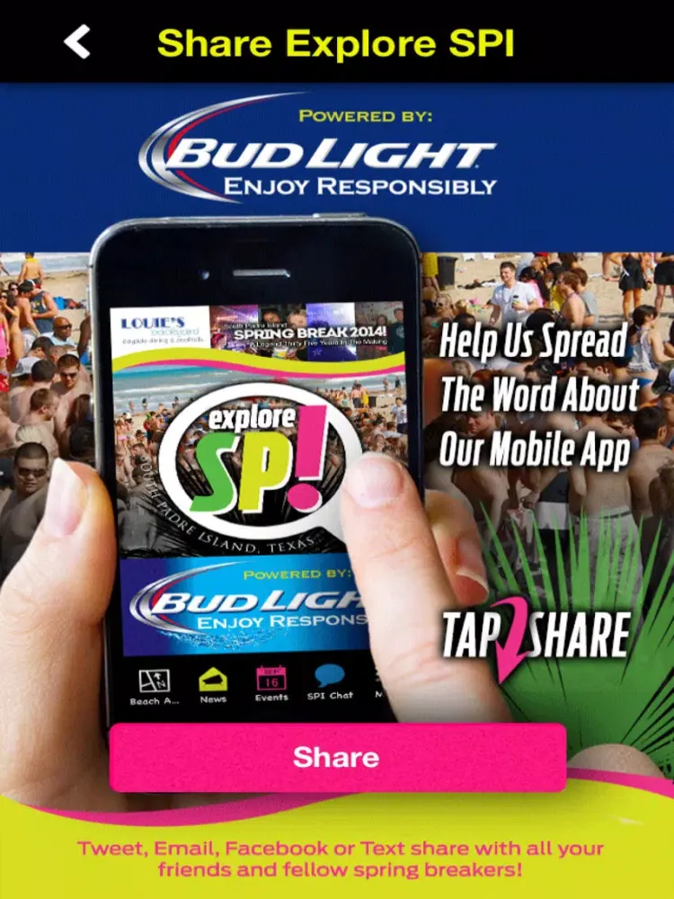 Explore SPI - South Padre Island's Guide for Everything! iPad  스크린샷