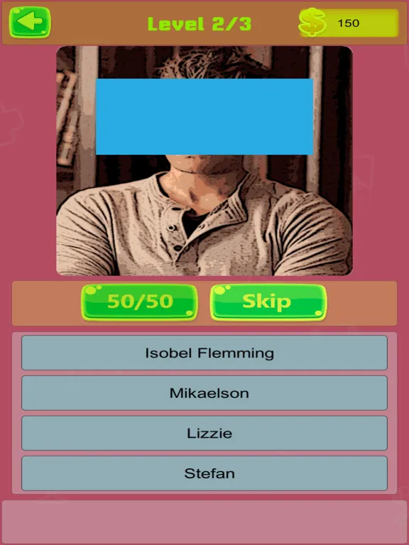 Ảnh chụp màn hình của TVD Quiz - Vampire Character iPad 
