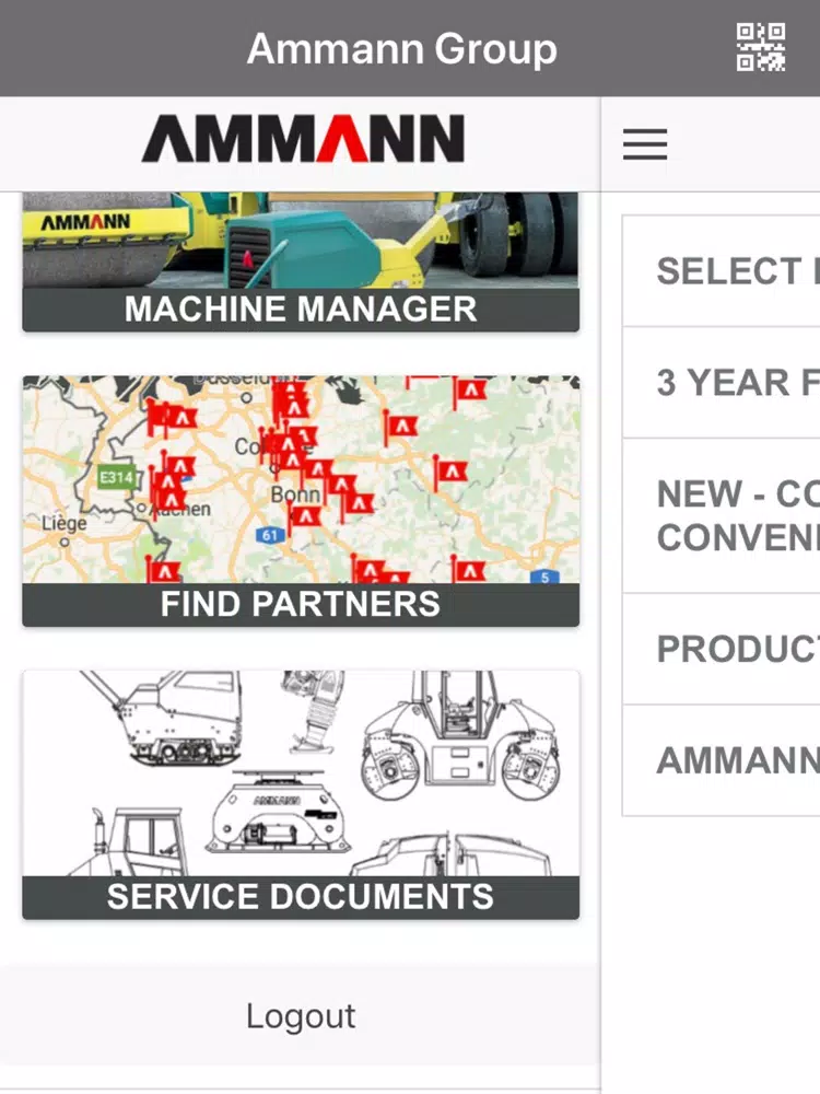 Ammann Service iPad  سکرین شاٹس