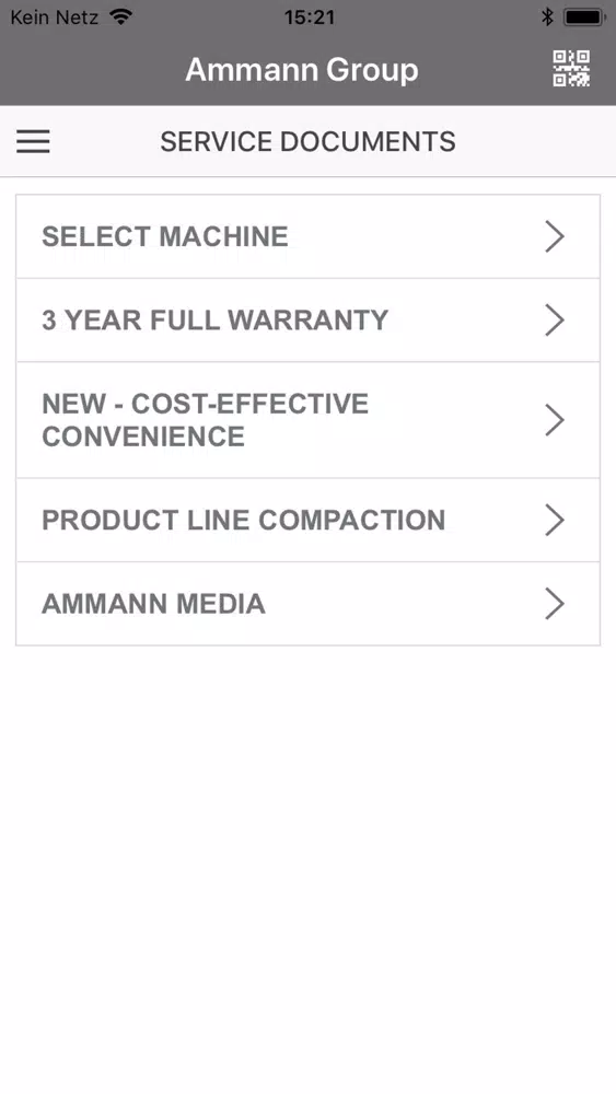 Ammann Service سکرین شاٹس