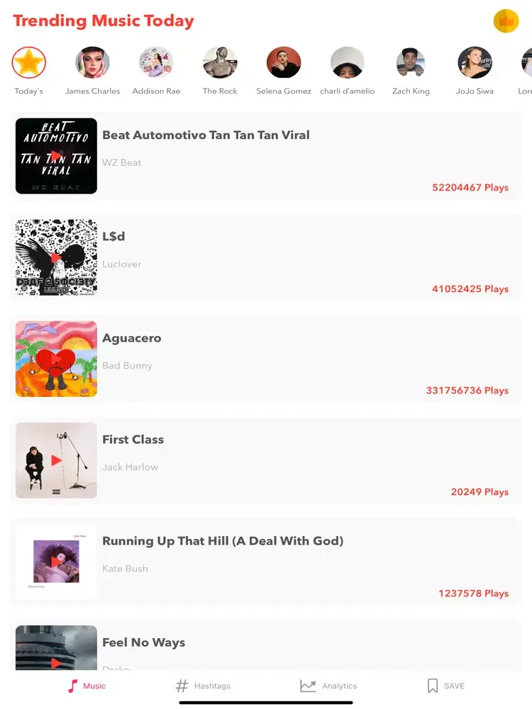 TikMusic: Tik Followers Report iPad  Screenshots