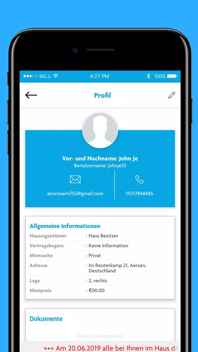 Tangkapan layar Ammeo Intern