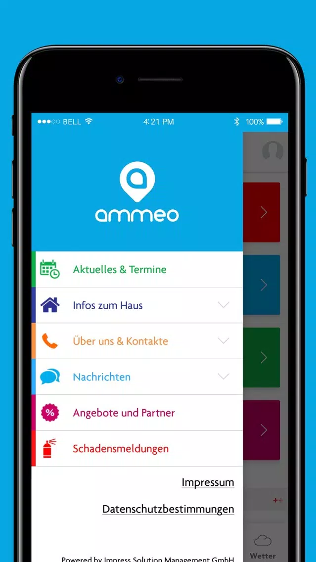 Tangkapan layar Ammeo Intern