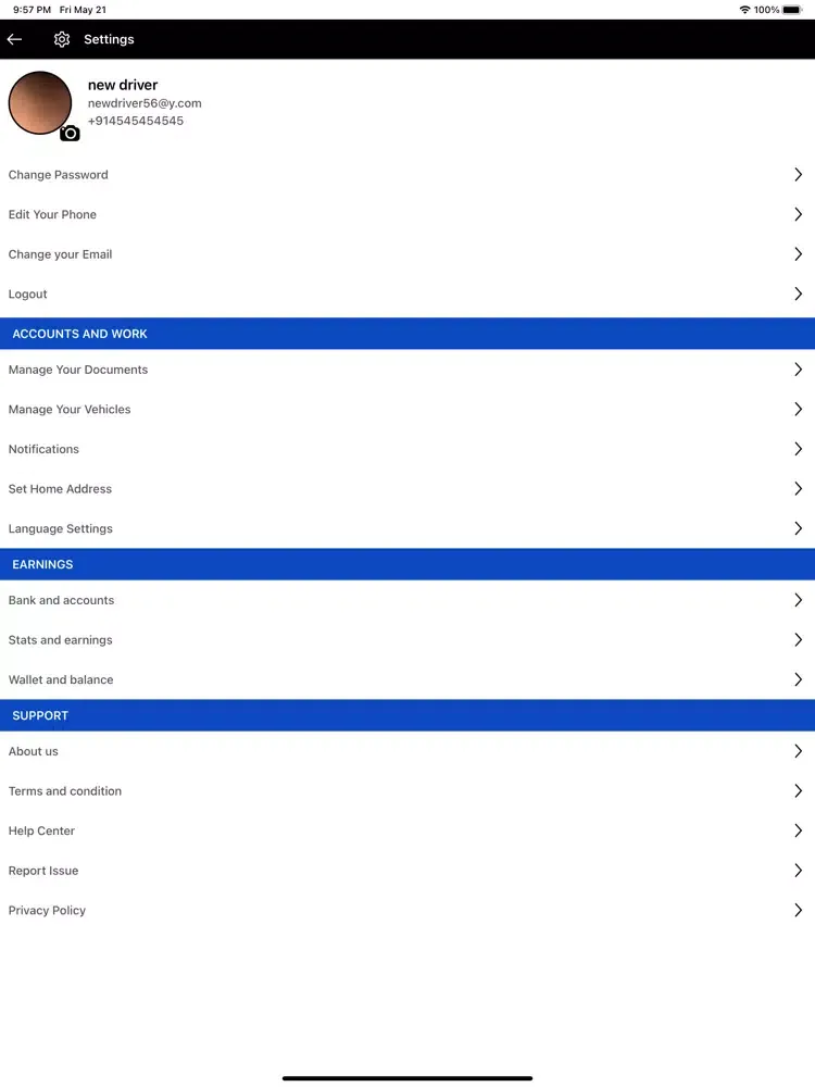 Ammy App Driver iPad 應用截圖