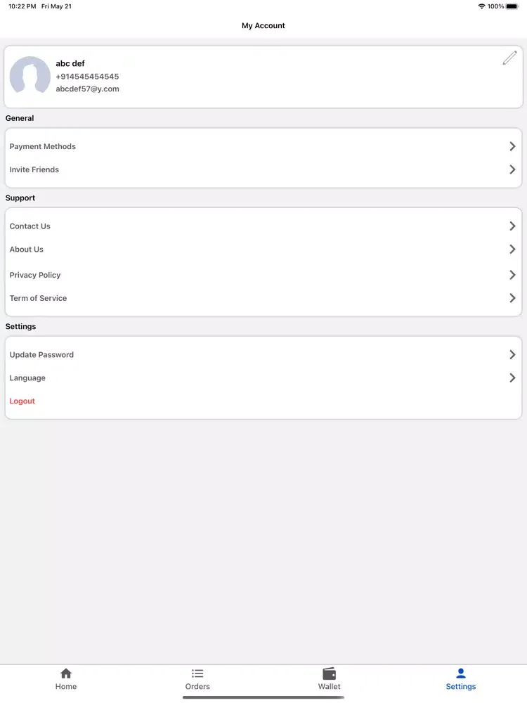 Ammy App User iPad  スクリーンショット