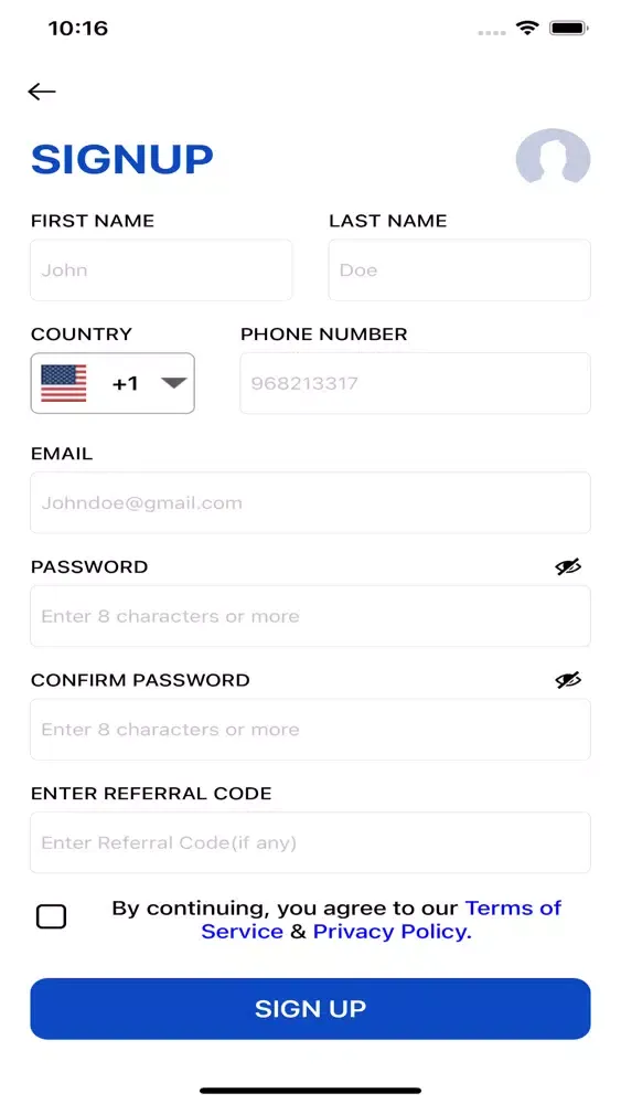 Ammy App User スクリーンショット