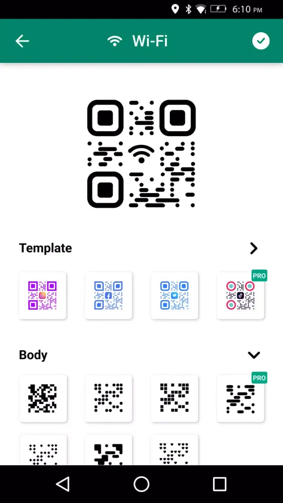 Ảnh chụp màn hình của Barcode & QR code scanner