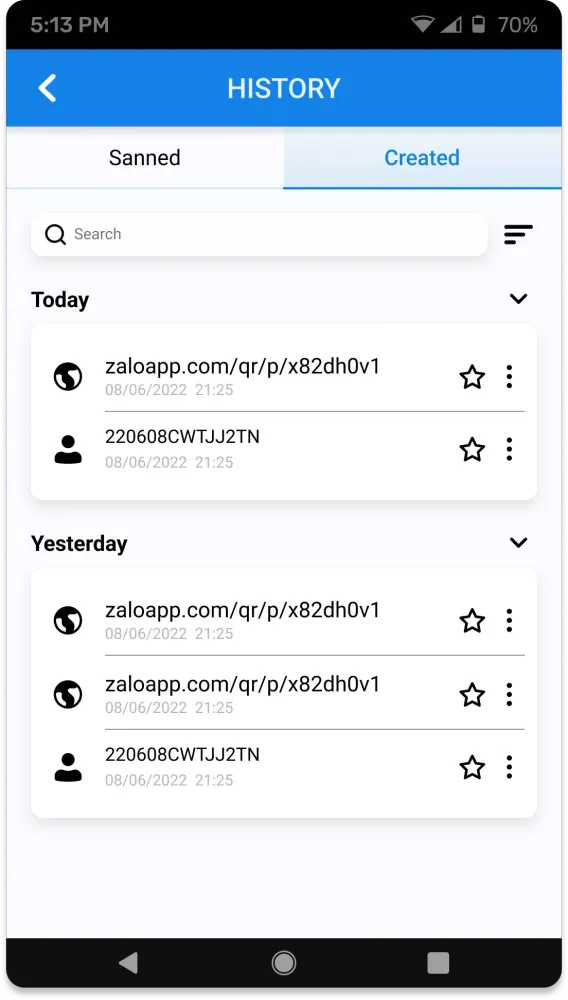 QR Code Scanner Screenshots