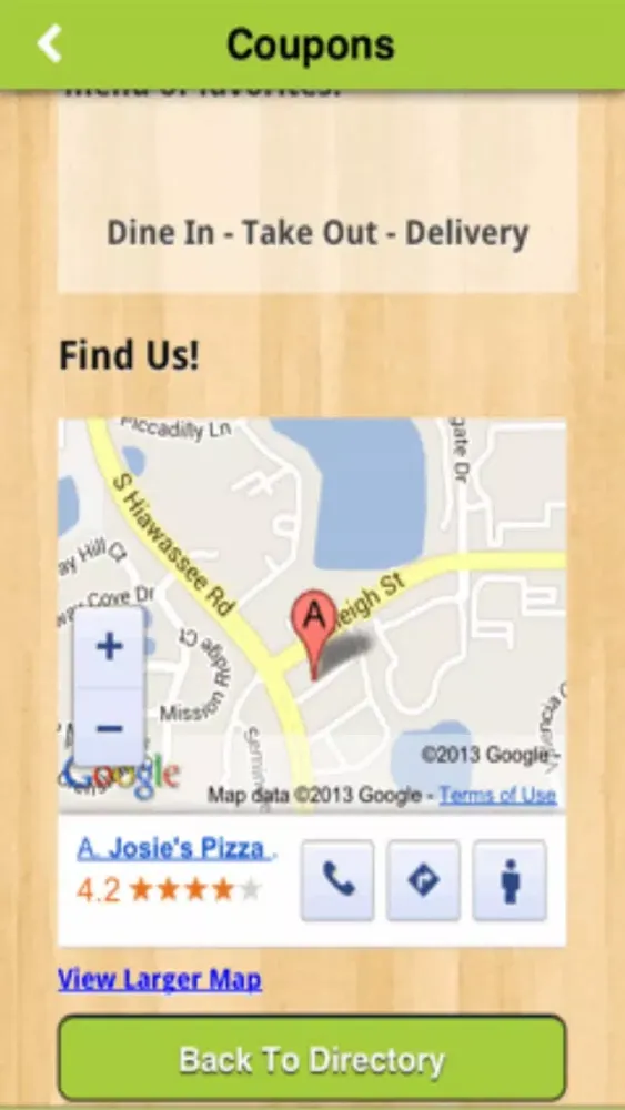 Capturas de tela do Orlando Coupons App