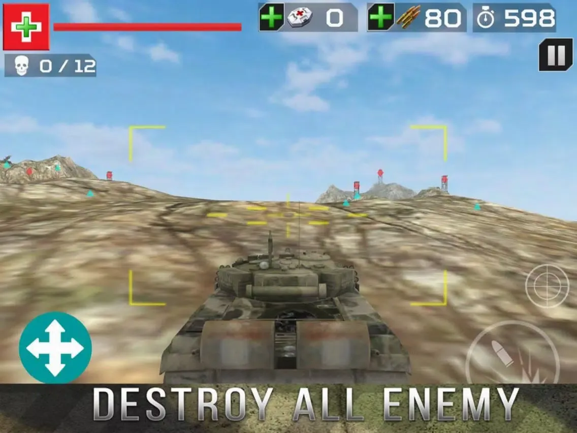 Tank Gunner Shoot 3D iPad  سکرین شاٹس