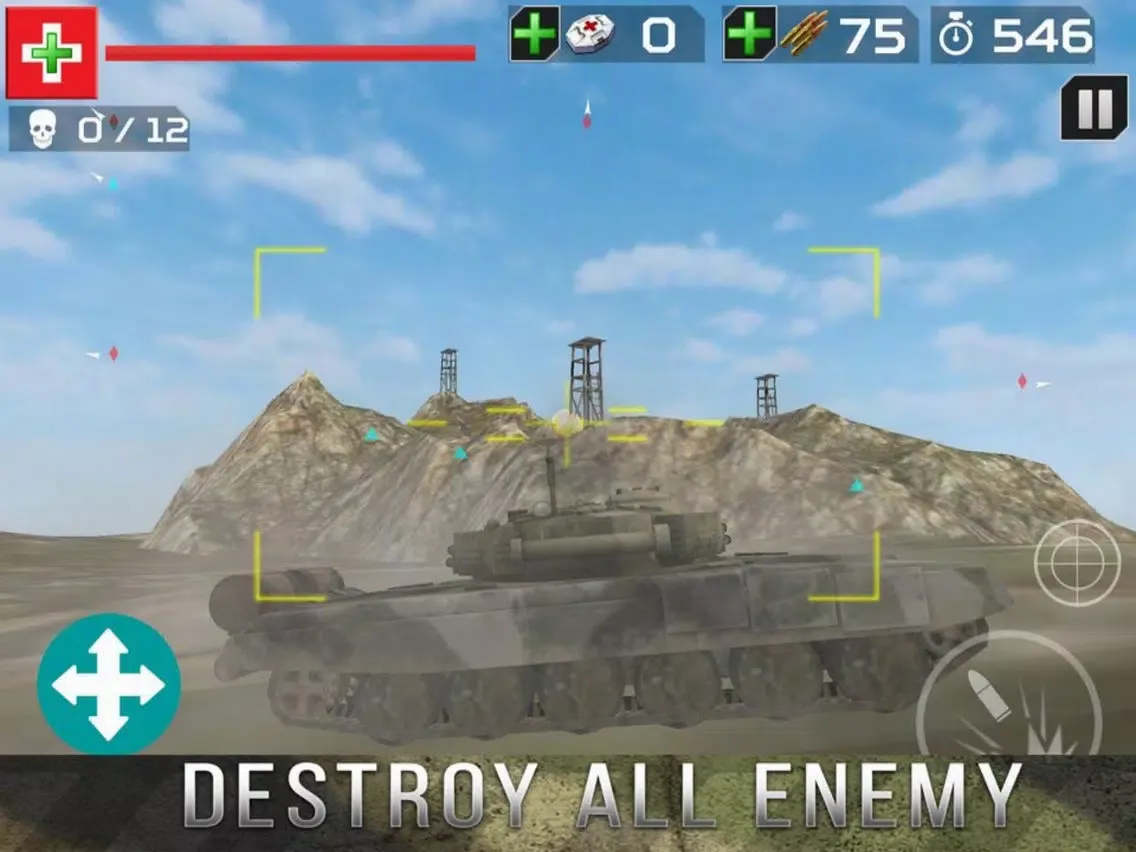Tank Gunner Shoot 3D iPad  سکرین شاٹس