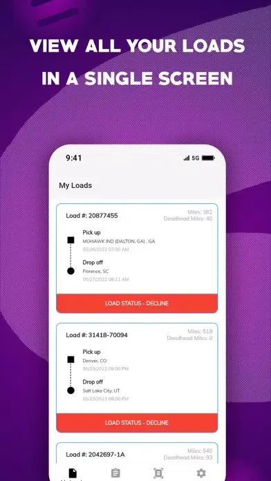 Amo Freight - Driver App スクリーンショット
