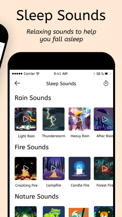 Capturas de pantalla de Sounds to Help you Sleep Well