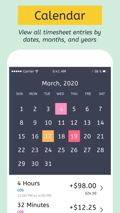 Hours X: Clock In Work Time应用截图