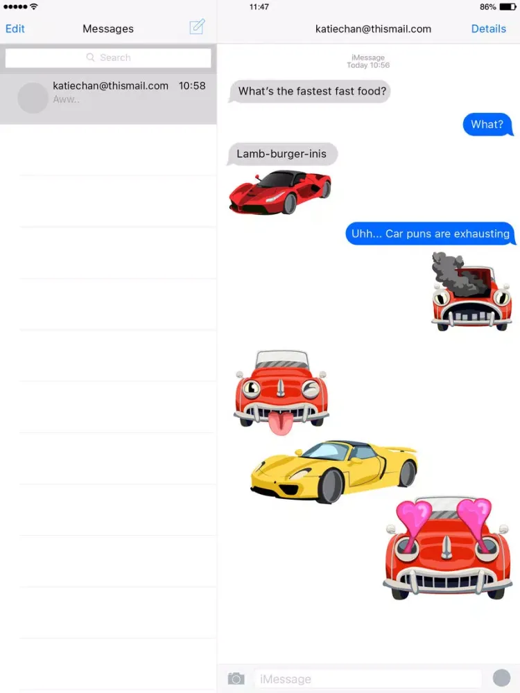 Скриншоты Hot Rod Emoji iPad 