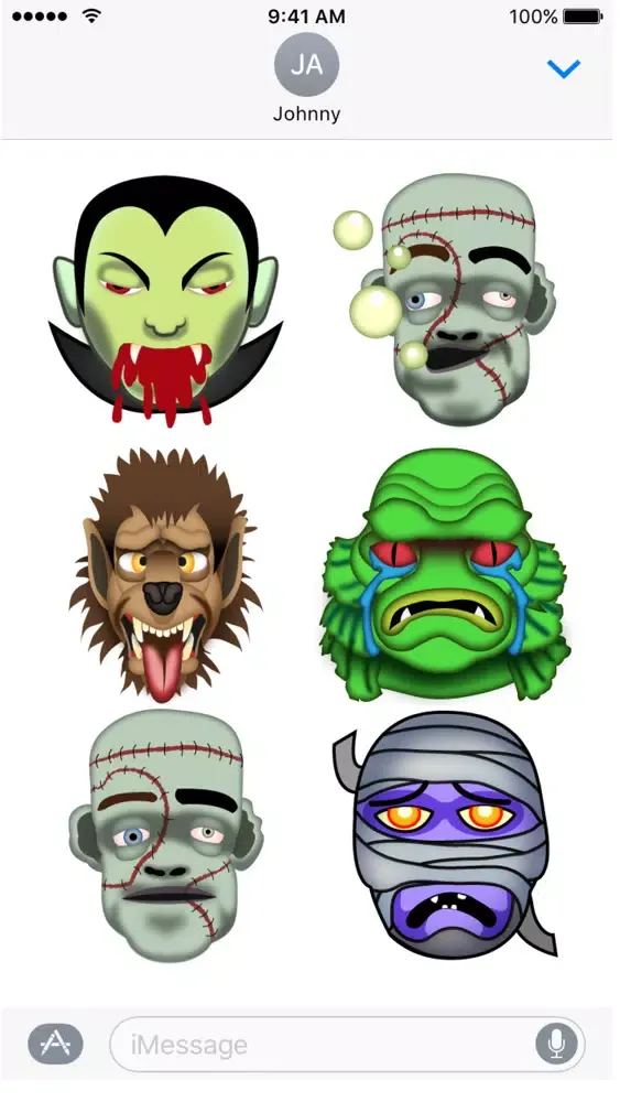 Zrzuty ekranu Classic MonsterMoji