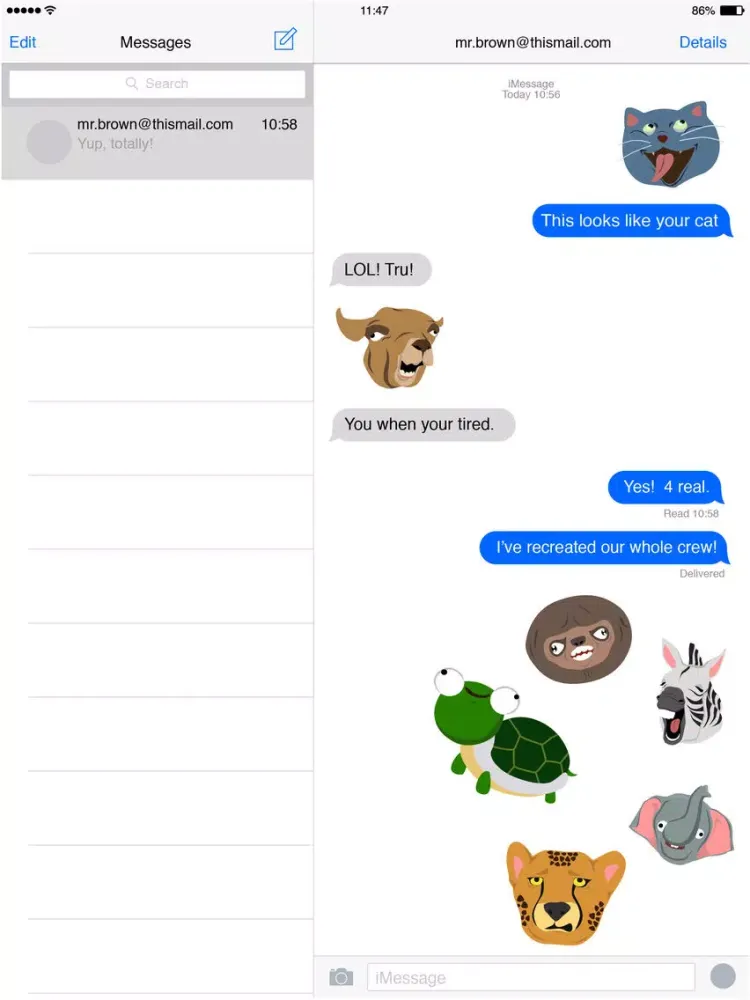 Ảnh chụp màn hình của Derpy Zoo iPad 