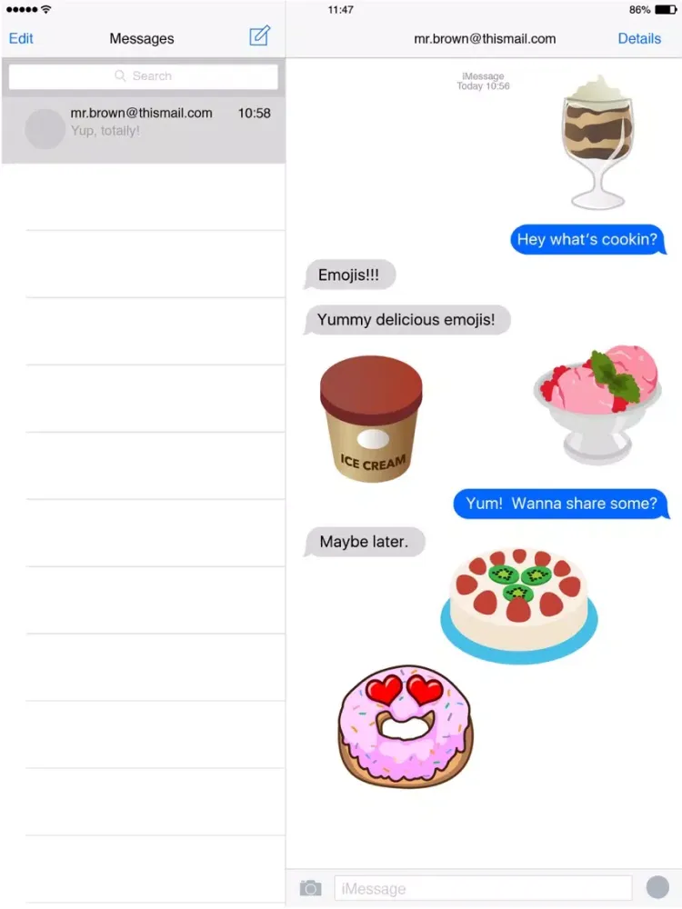 Capturas de pantalla de My Dessert iPad 