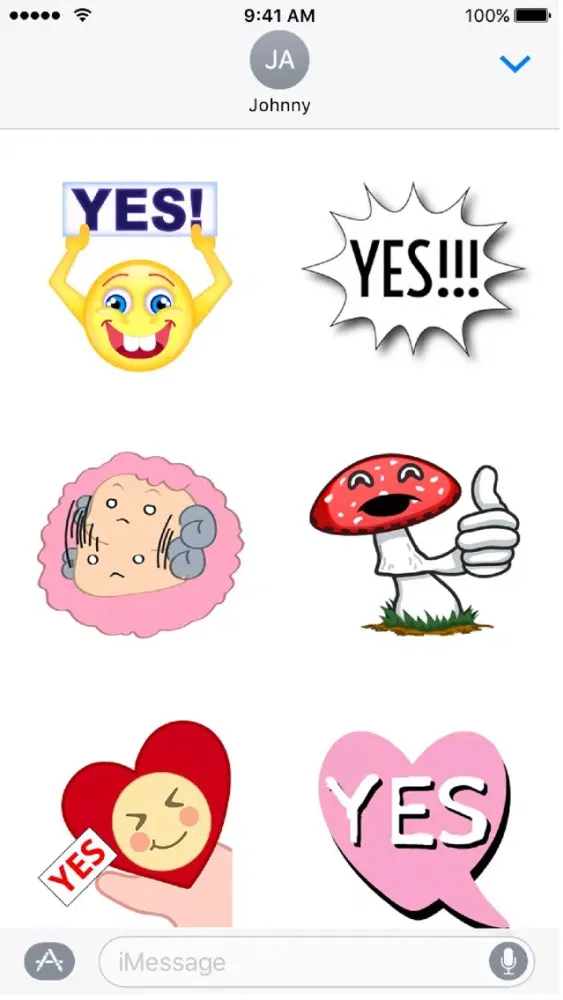 Zrzuty ekranu Oh Yes Emoji