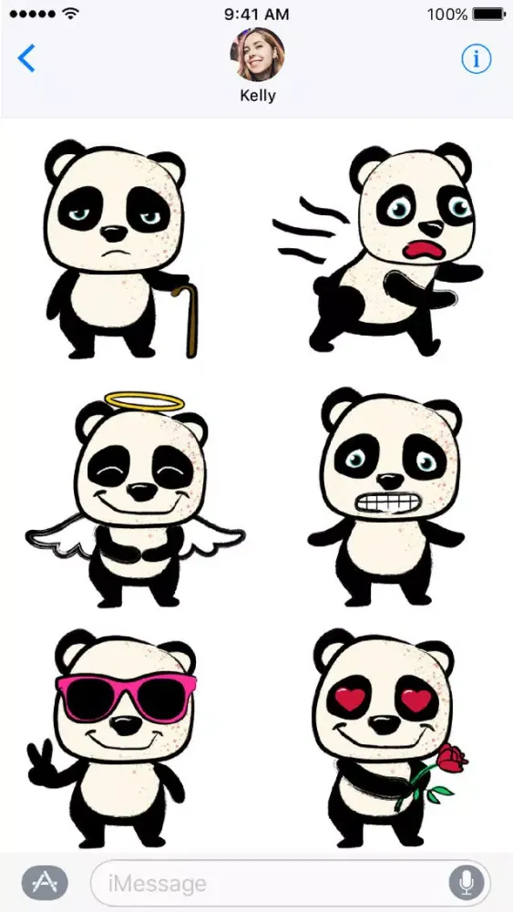 Panda Emoji by Amojee Screenshots