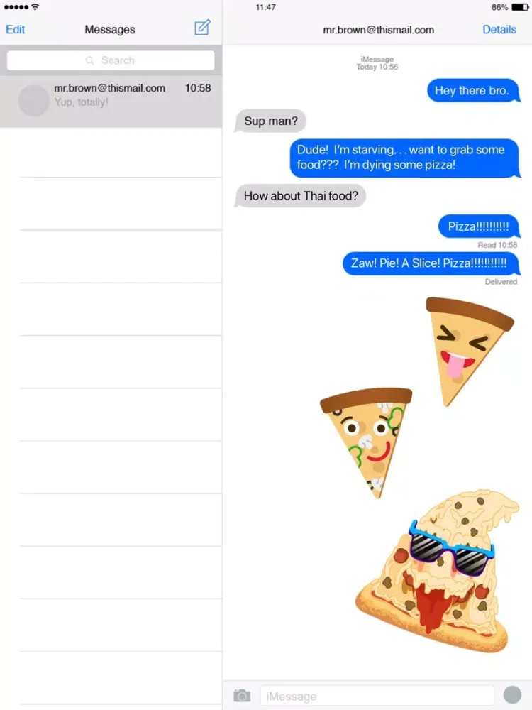 Pizza Expressions iPad  Screenshots