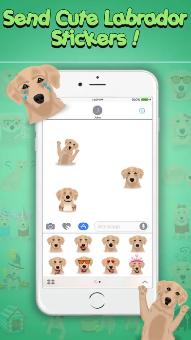Capturas de pantalla de LabMoji - Labrador Emojis