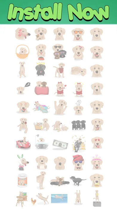 Capturas de pantalla de LabMoji - Labrador Emojis