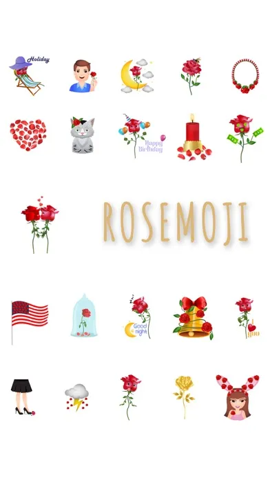 RoseMoji - Floral Language 스크린샷