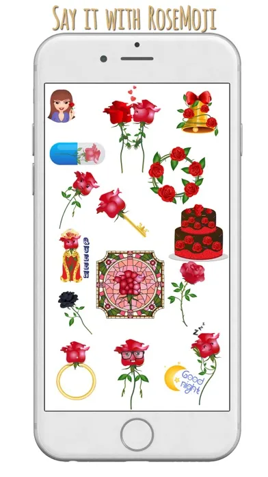RoseMoji - Floral Language 스크린샷