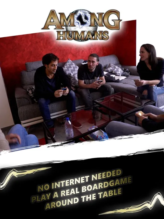Tangkapan layar Among Humans iPad 