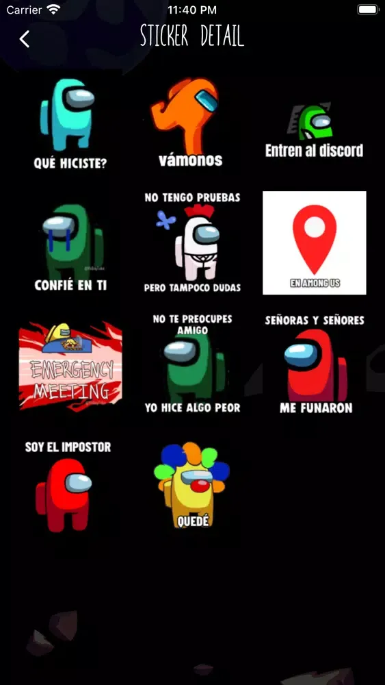 Capturas de tela do Among Us Maker Skin