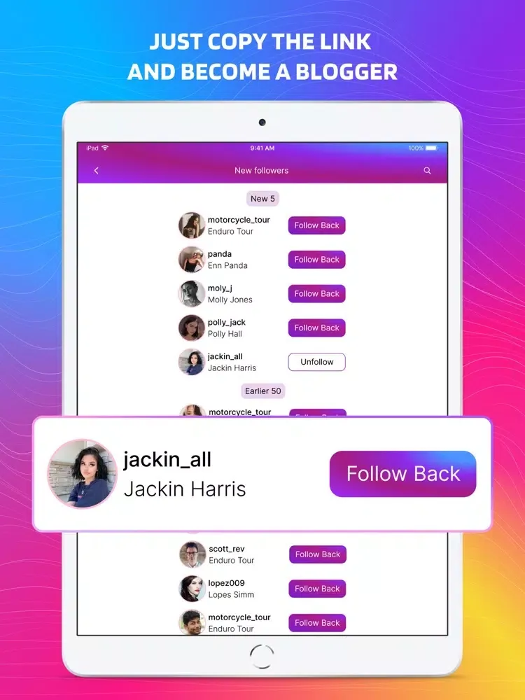 Repost Story for Instagram iPad  स्क्रीनशॉट
