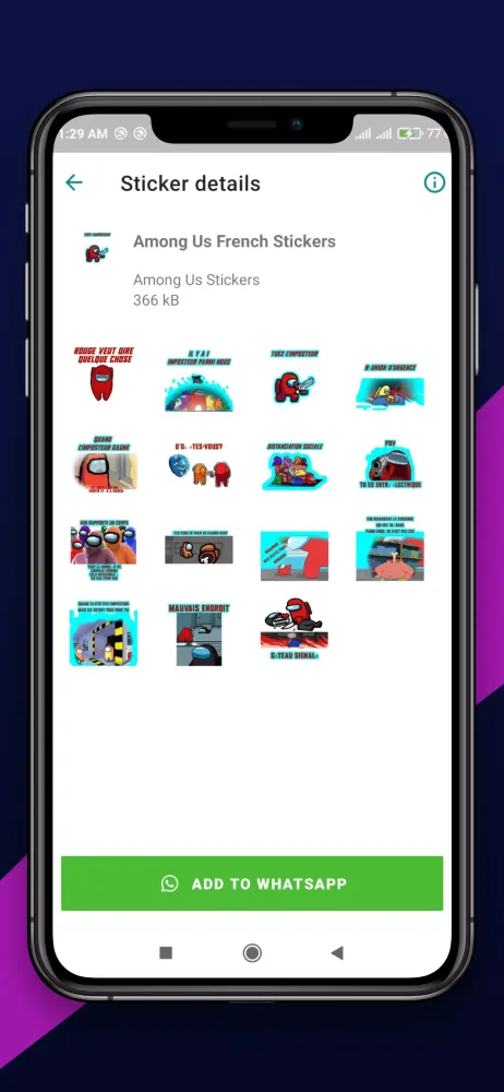 Among-Us Meme Stickers - WASti Screenshots