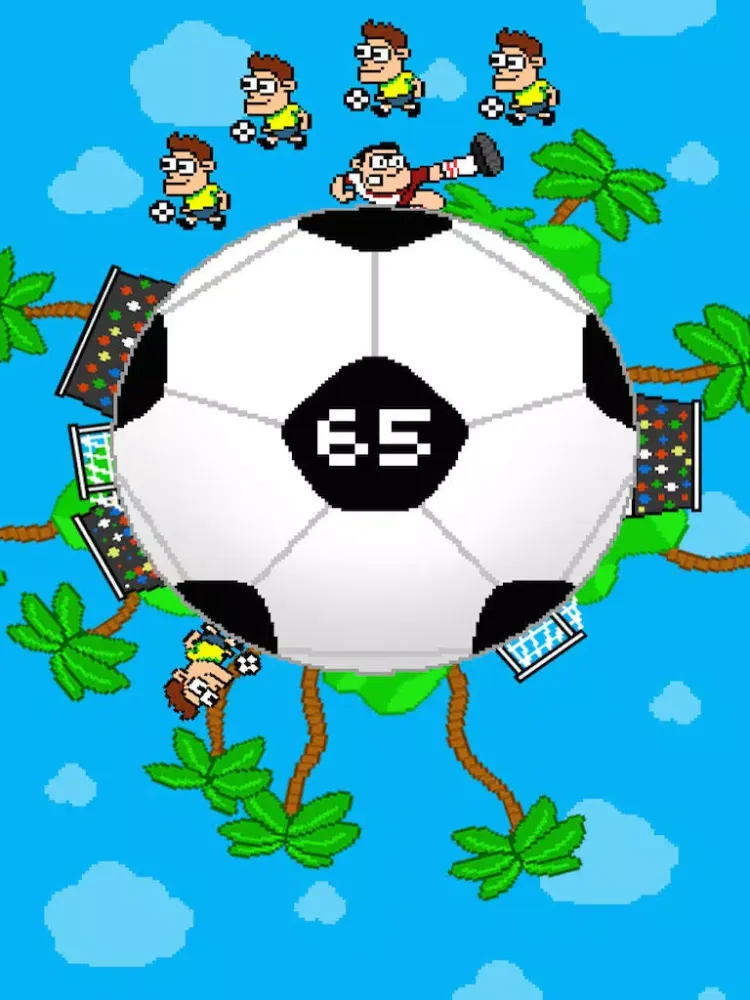Capturas de tela do A Brazil Mundial Championship Soccer Football Jumpy Ball 2014 : Road to Rio-Win the Finals! iPad 