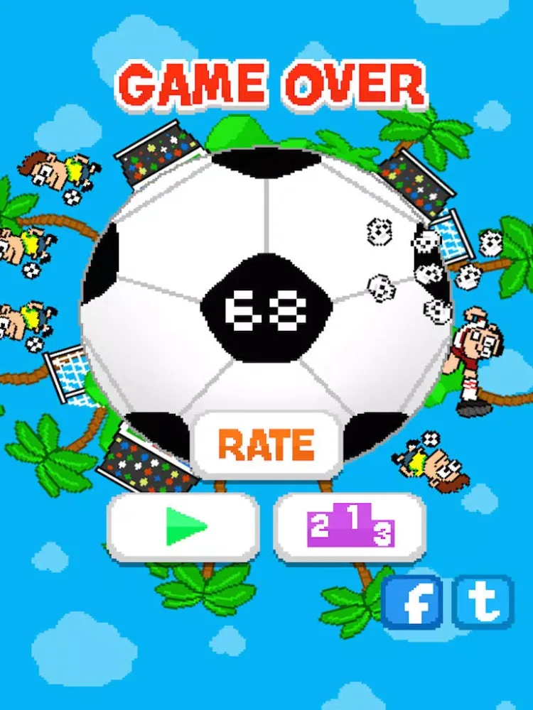 Capturas de tela do A Brazil Mundial Championship Soccer Football Jumpy Ball 2014 : Road to Rio-Win the Finals! iPad 