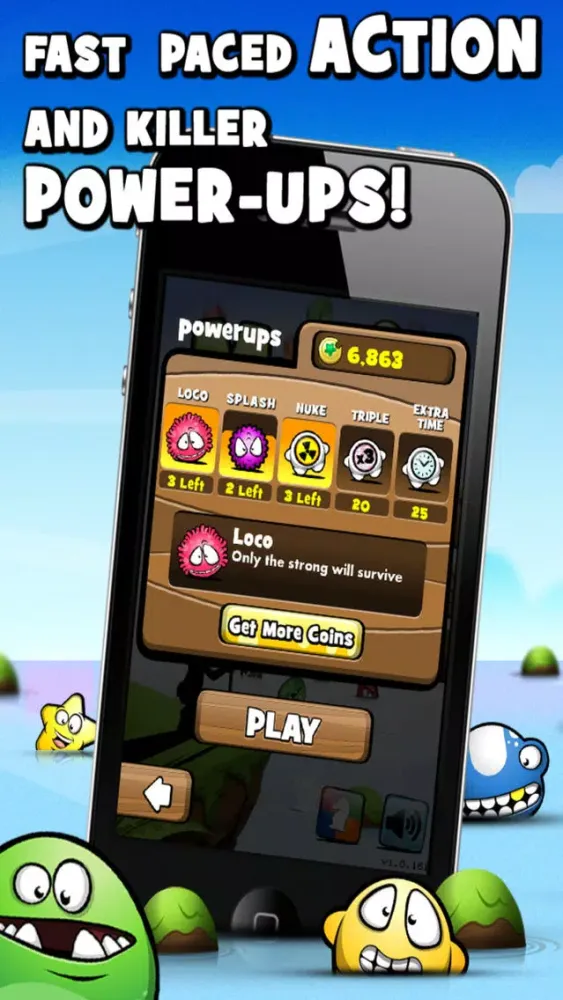 Capturas de tela do Mooniz Pro - Tapping and Matching Little Moon Monsters With Friends